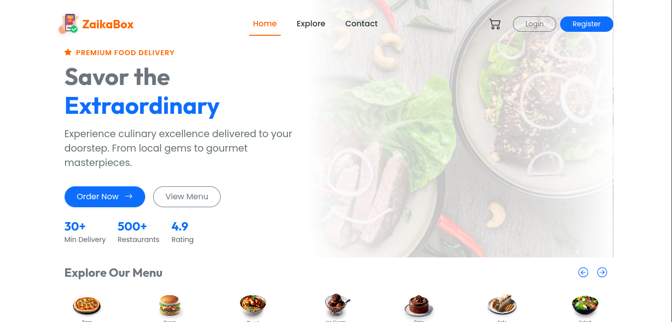 ZaikaBox - Food Delivery API